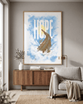 Hope Stairway Poster | Inspirational Wall Art, Motivational Quote Print